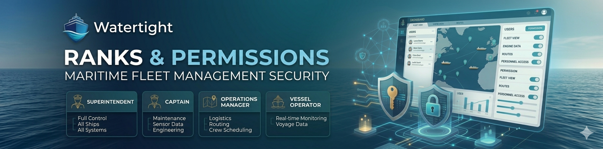Security page: Access control band